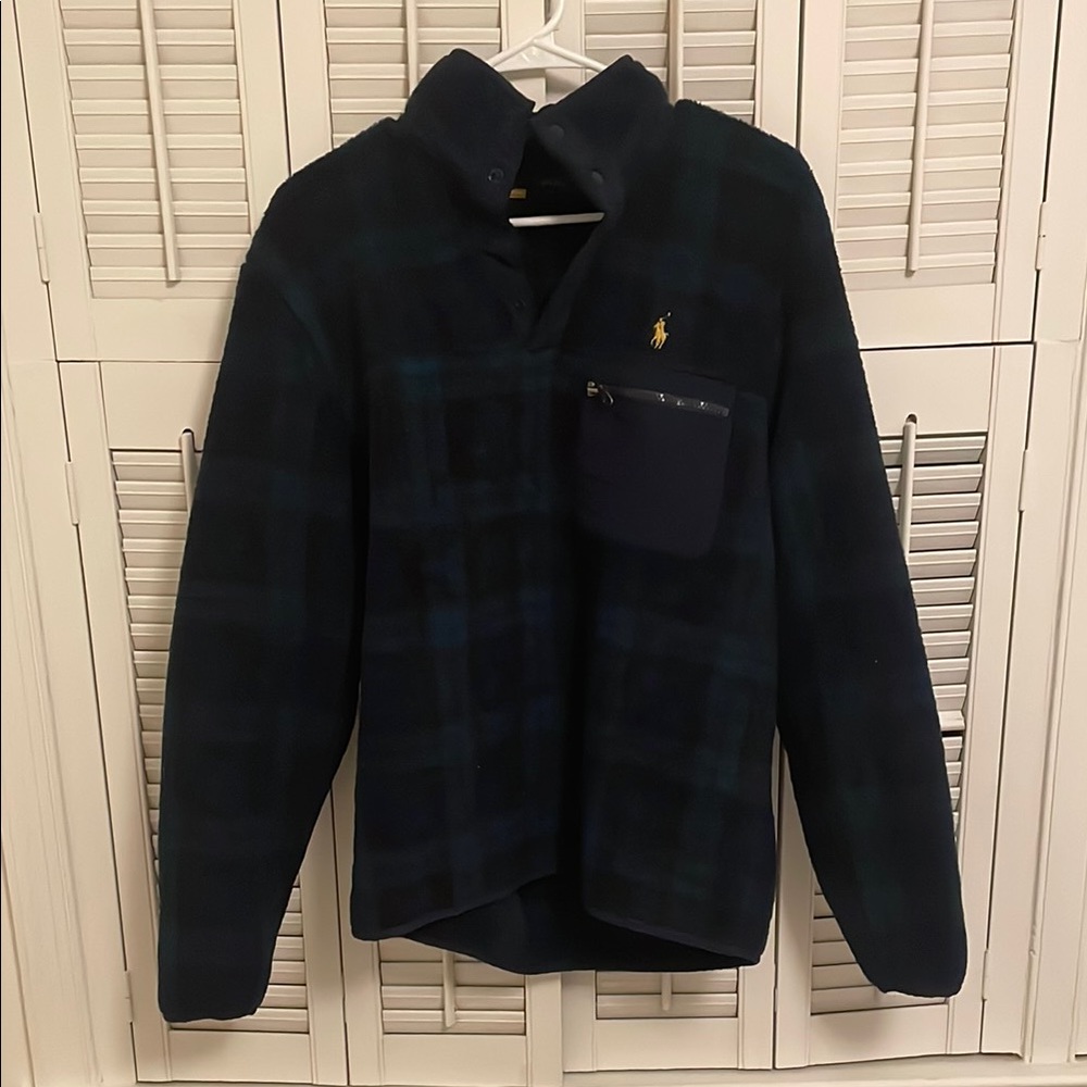 Ralph Lauren Plaid Fleece Jacket